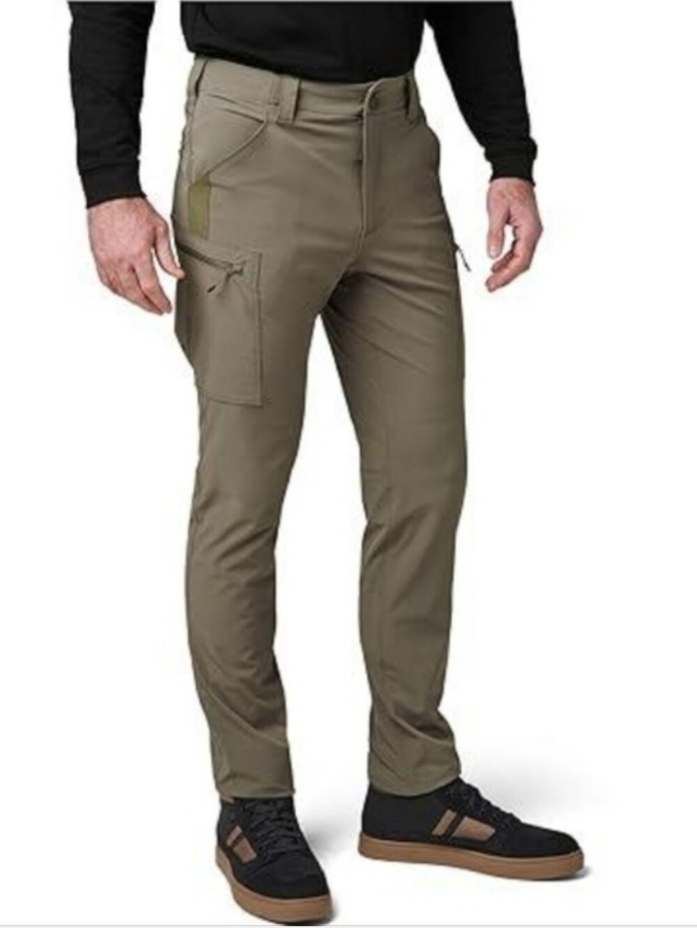5.11 Tactical Trail Cargo Pants Mens 34x34 Slim Fit Green Hiking Outdoor Gear - Picture 7 of 14